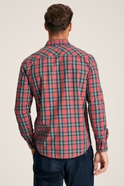 Joules Goodridge Red Check Long Sleeve Cotton Poplin Shirt - Image 2 of 7