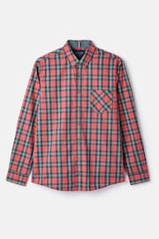 Joules Goodridge Red Check Long Sleeve Cotton Poplin Shirt - Image 7 of 7