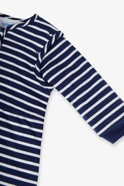 JoJo Maman Bébé Navy Stripe 3.5 Tog Baby Sleeping Bag - Image 3 of 4