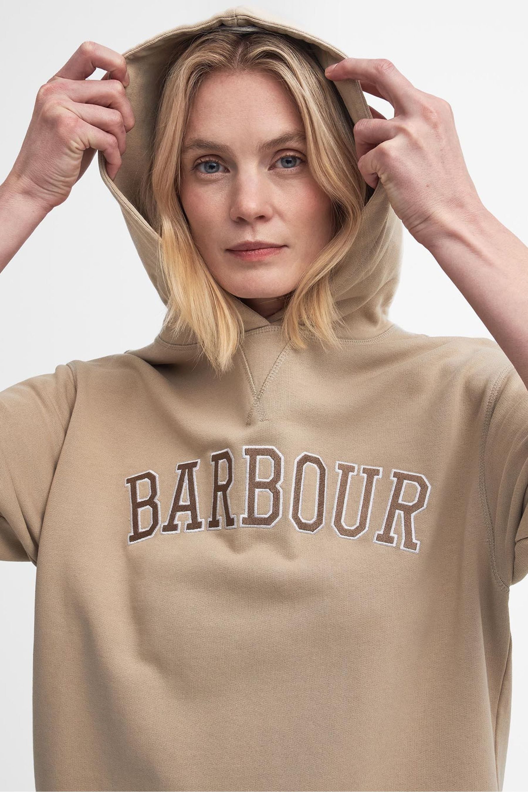 Barbour hoodie womens clearance