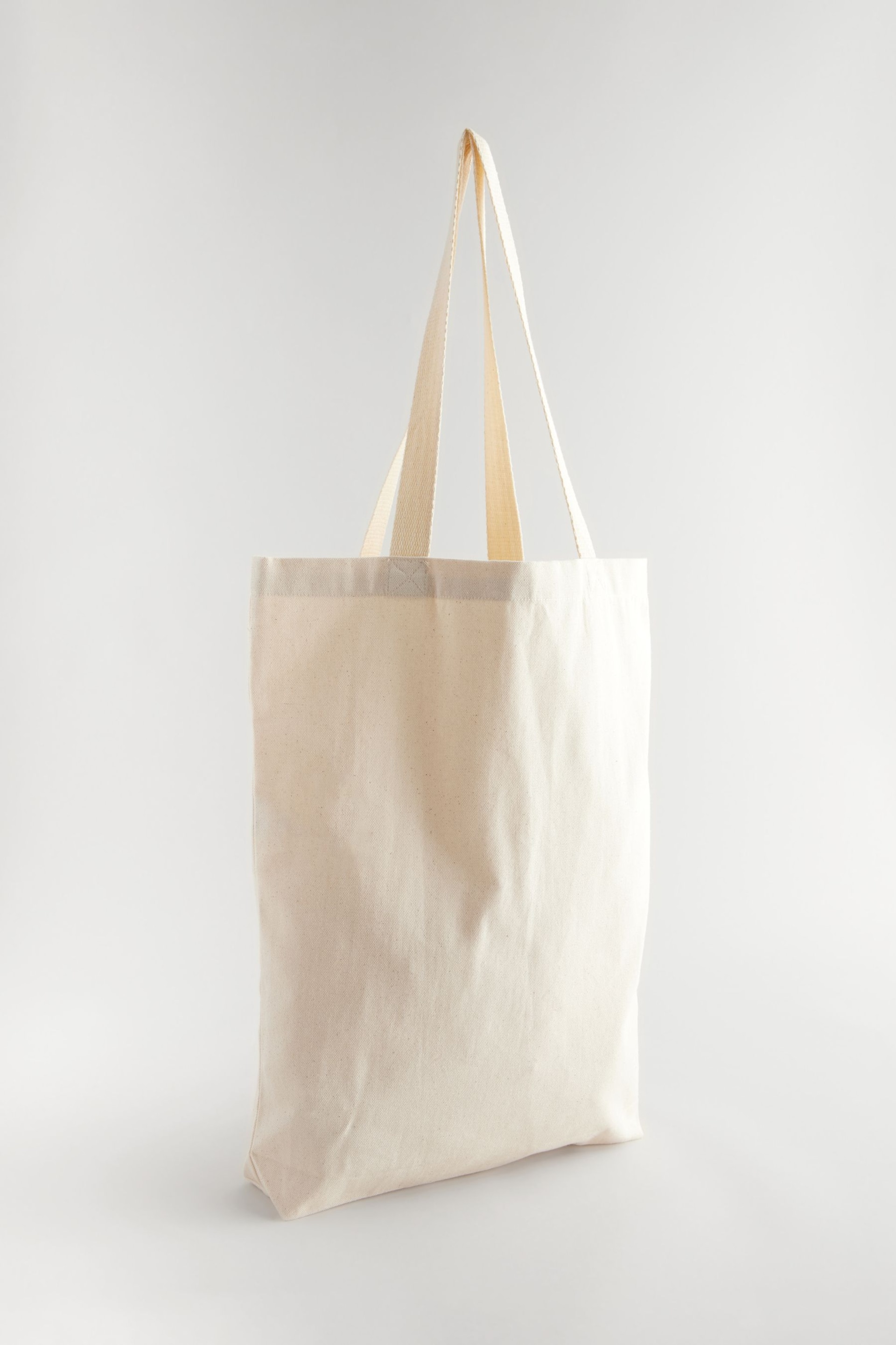 Cream Cotton Reusable Bag For Life - Image 2 of 5