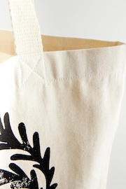 Cream Cotton Reusable Bag For Life - Image 4 of 5