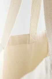 Cream Cotton Reusable Bag For Life - Image 5 of 5