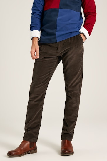 Joules Cord Brown Straight Leg Corduroy Trousers