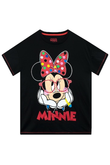 Character Black Minnie Mouse Short Pyjamas