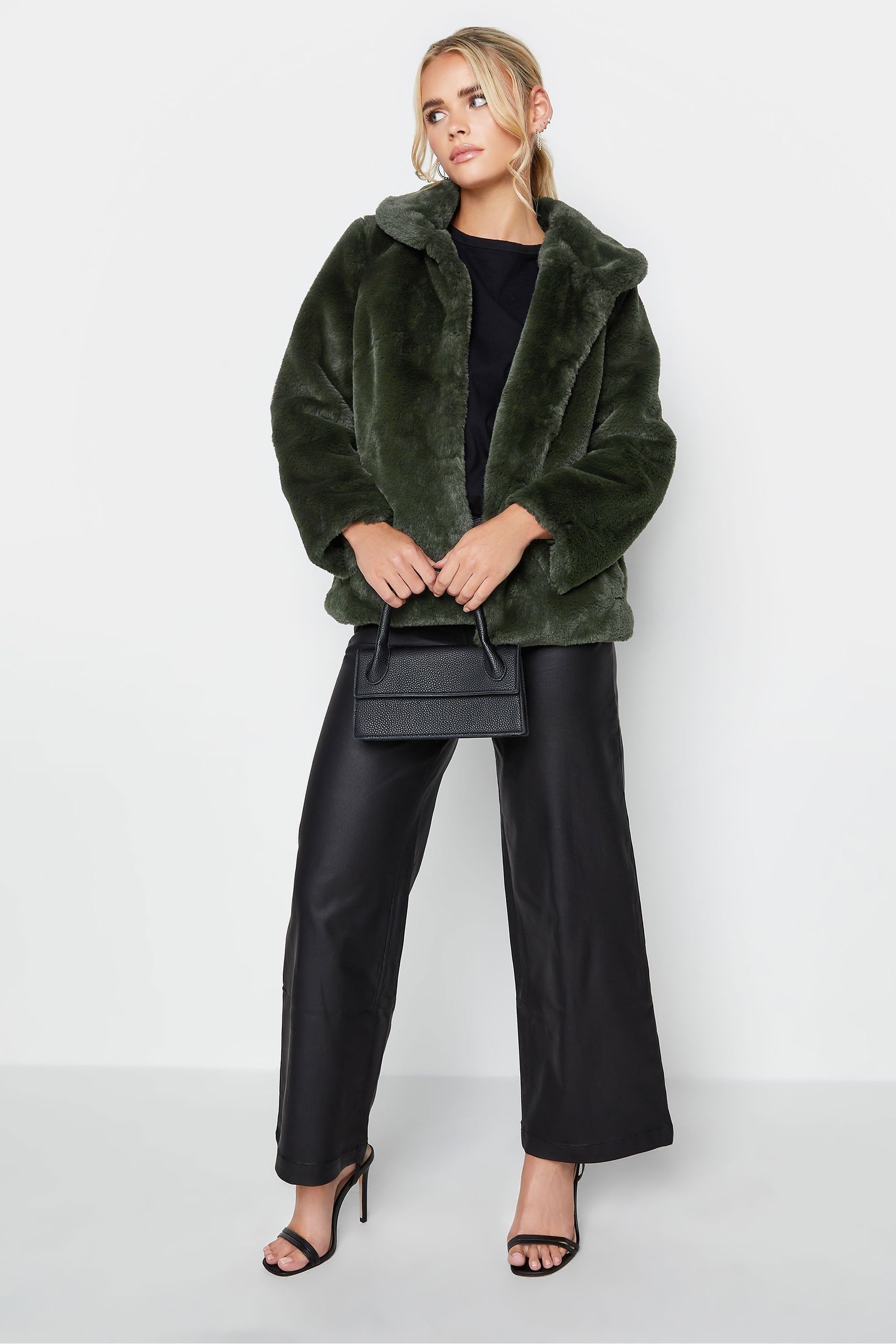 Next green fur coat discount