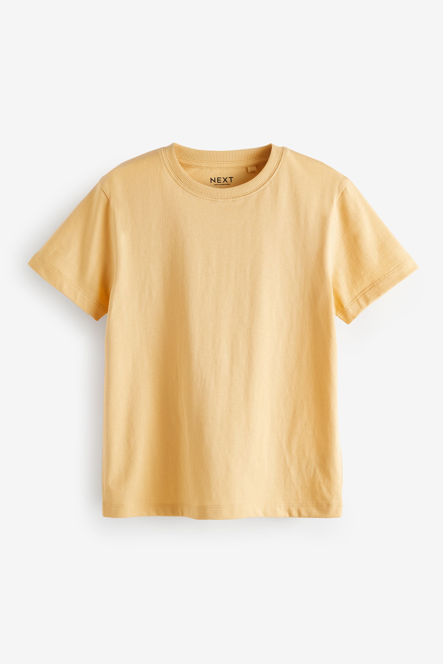 Buy Yellow Buttermilk Regular Fit Short Sleeve T Shirt 3 16yrs from the Next UK online shop