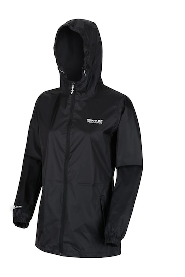 Regatta Black Regatta Womens Pack It III Waterproof Jacket