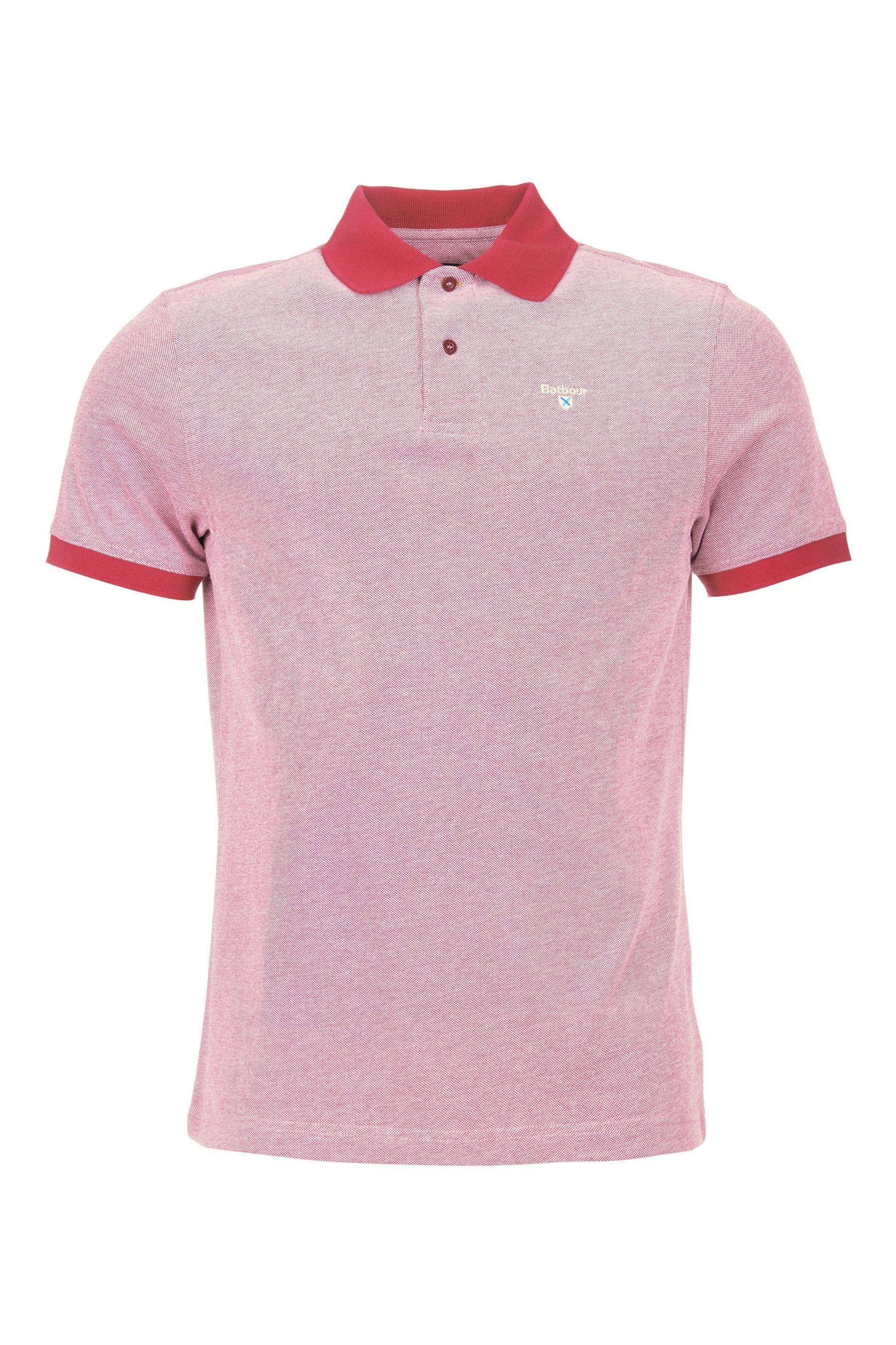 Buy Barbour Red 100 Cotton Mens Sports Polo Shirt from the Next UK online shop