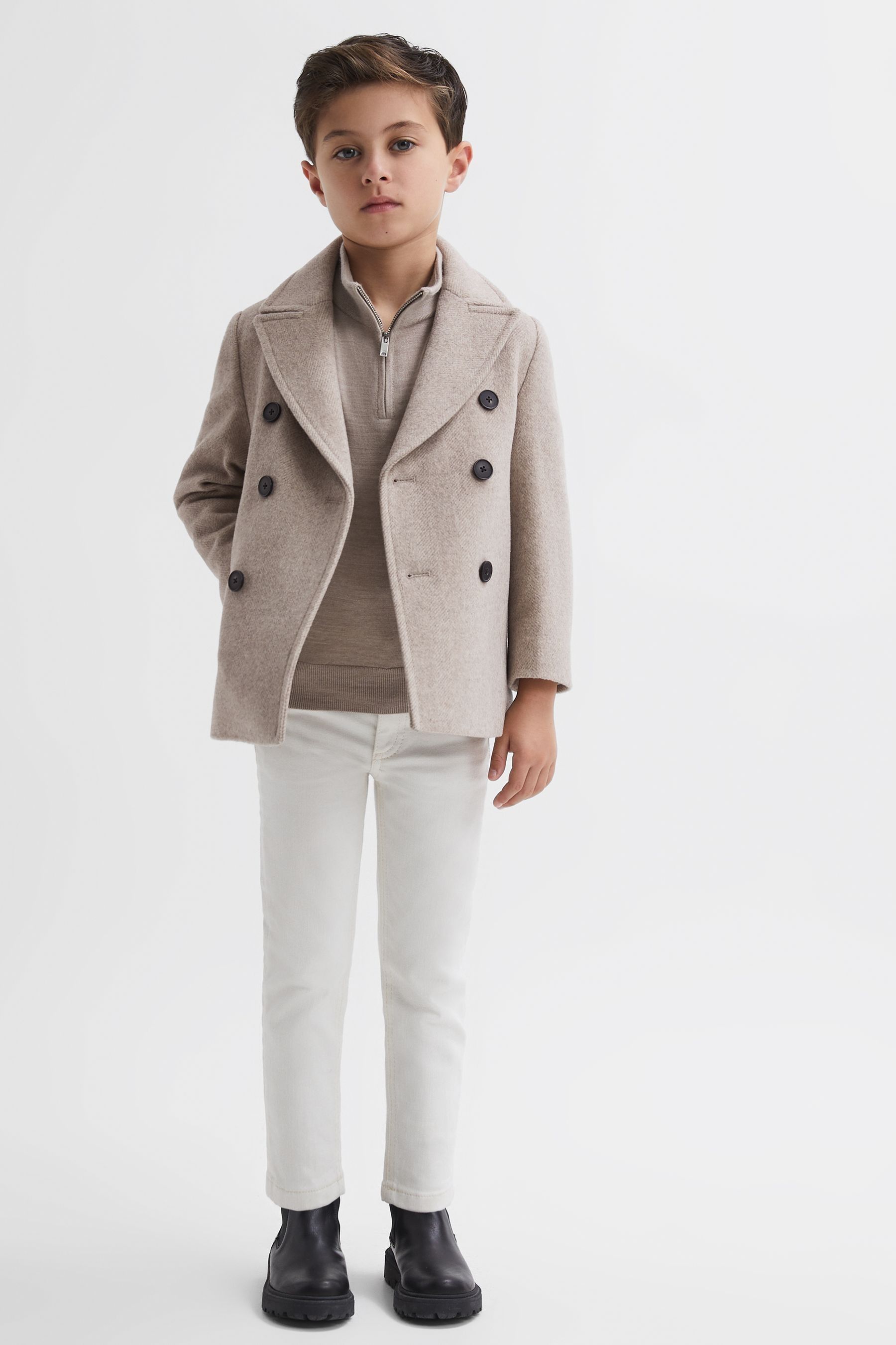 Oatmeal peacoat online
