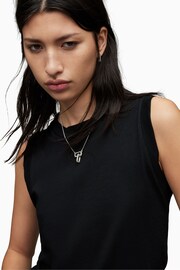 AllSaints Black Imogen Tank Top - Image 5 of 7