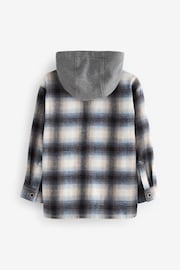 Mono Check Hooded Overshirt (3-16yrs) - Image 2 of 3