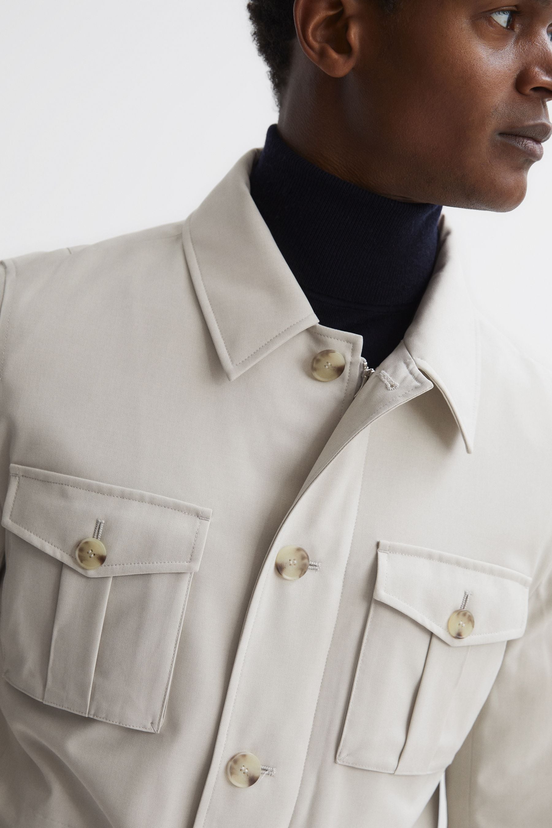 Military inspired new arrivals jacket mens