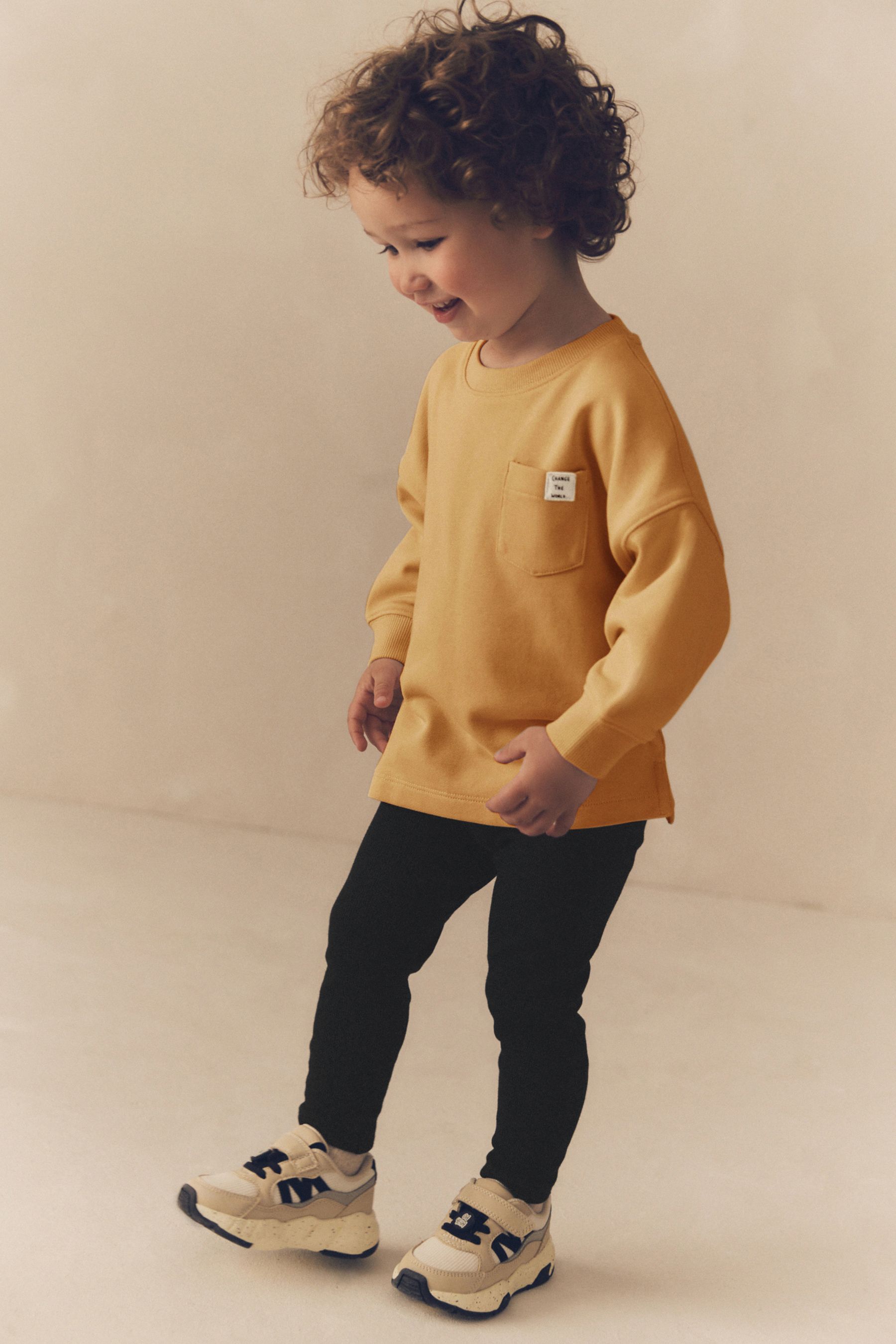 Buy Ochre Yellow Long Sleeve Top and Leggings Set 3mths 7yrs from the Next UK online shop
