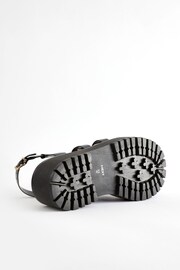 Black Forever Comfort® Chunky Strappy Sandals - Image 7 of 10