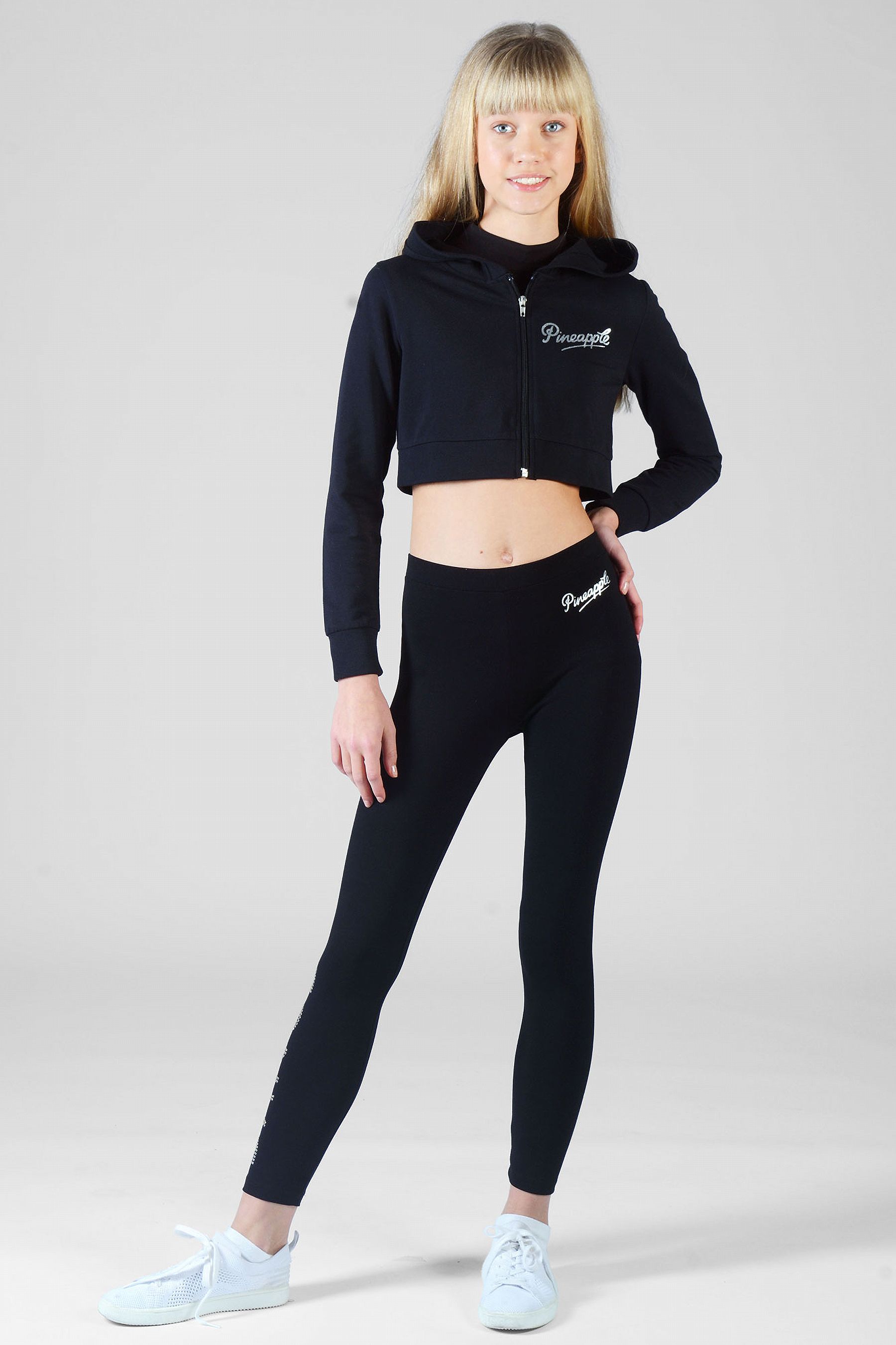 Black pineapple leggings cheap