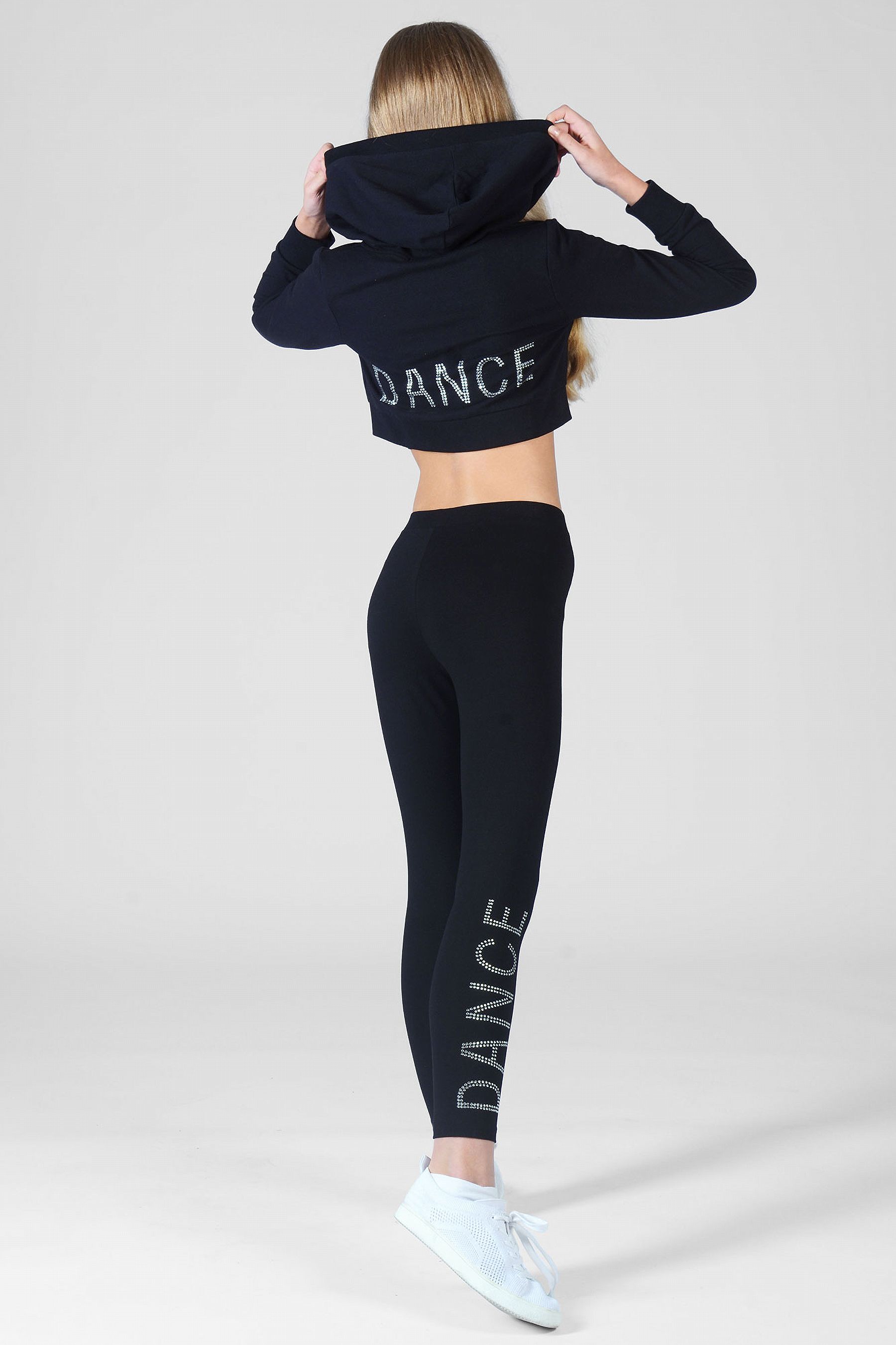 Buy Pineapple Black Dance Diamante Leggings from Next USA