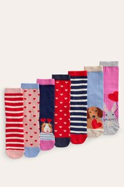 Boden Red Socks 7 Pack - Image 1 of 2