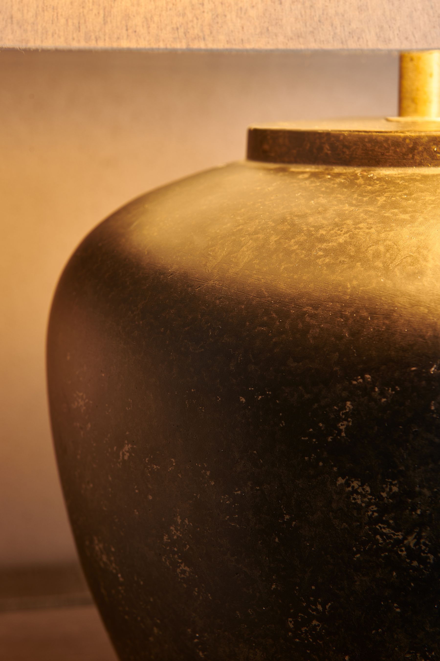 Black Lydford Small Table Lamp