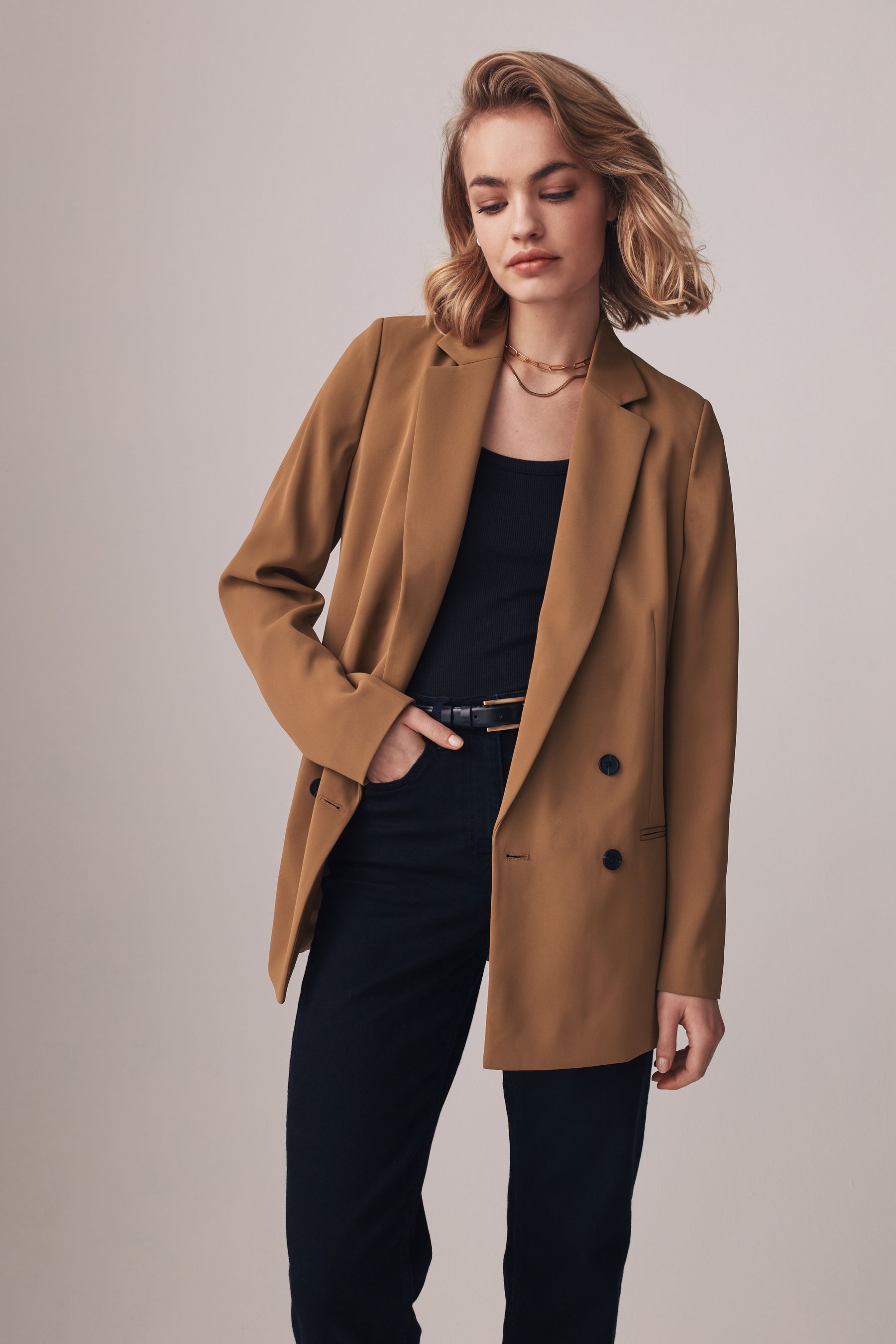 Camel blazer womens uk deals