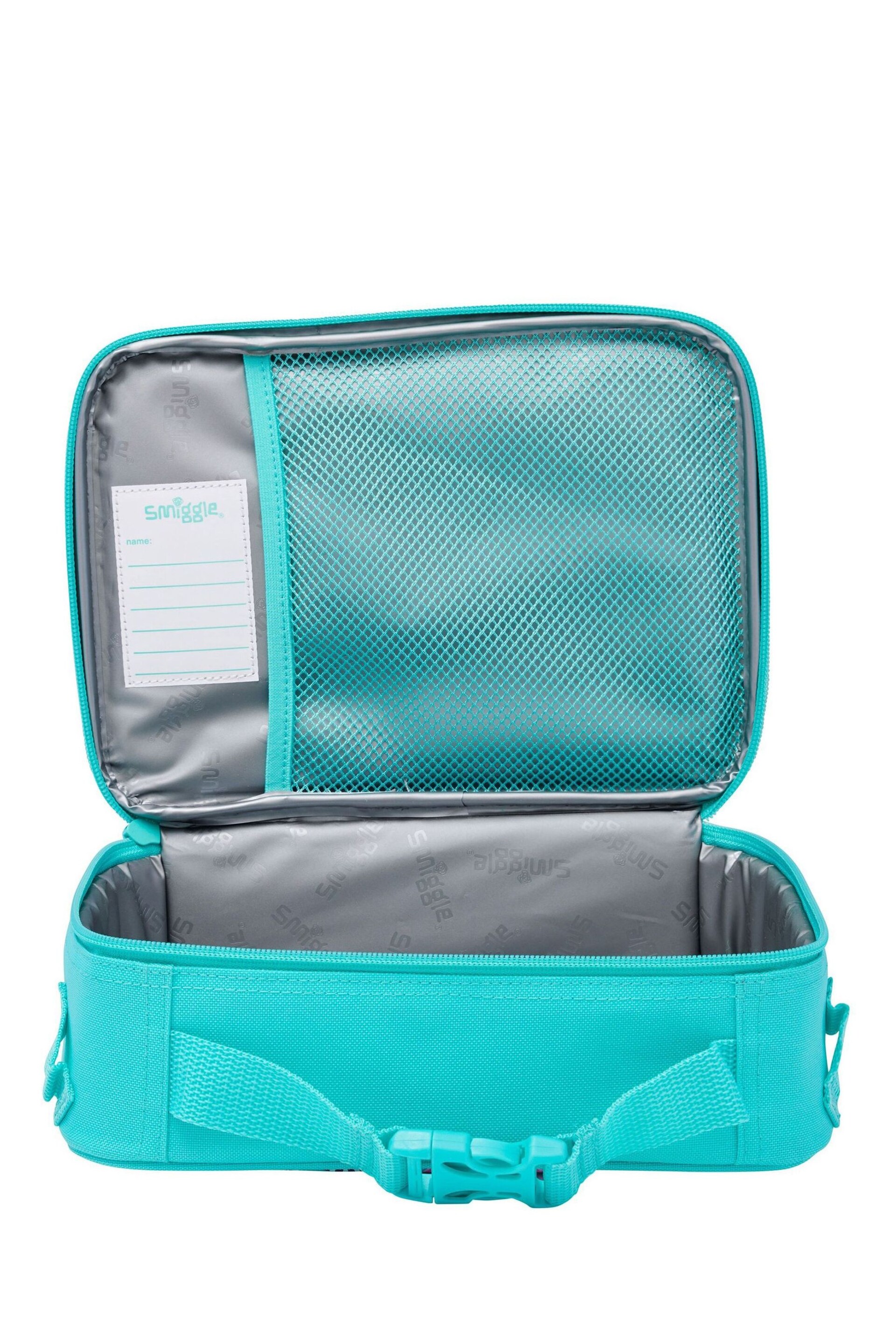 Smiggle Blue Wild Side Square Attach Id Lunch Box - Image 3 of 3