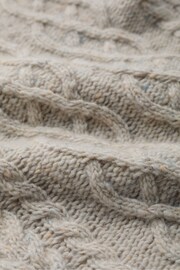 Seasalt Cornwall Natural Tressa Cable Knit Jumper - Image 5 of 5