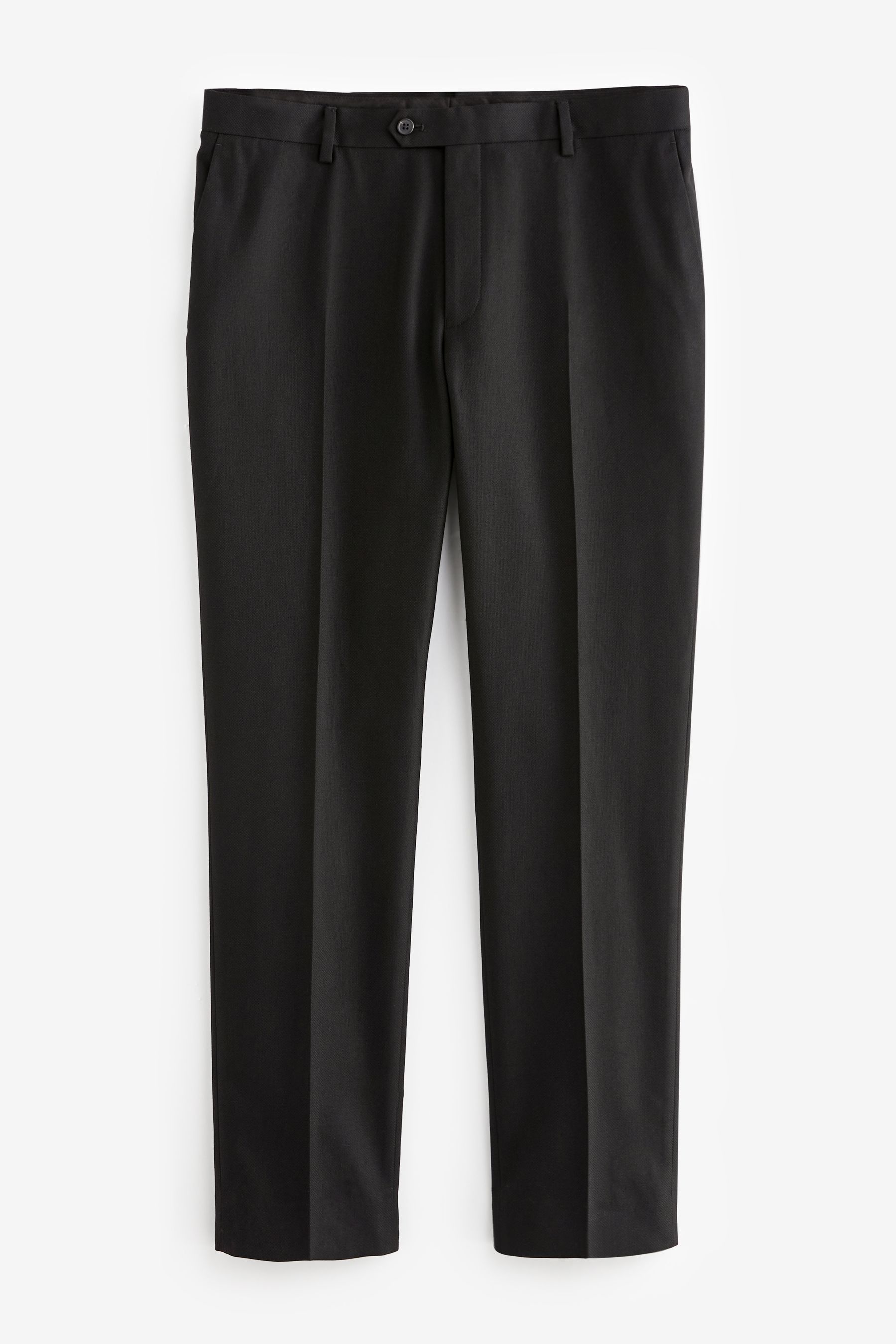Buy Black Slim Fit Textured Suit Trousers from the Next UK online shop