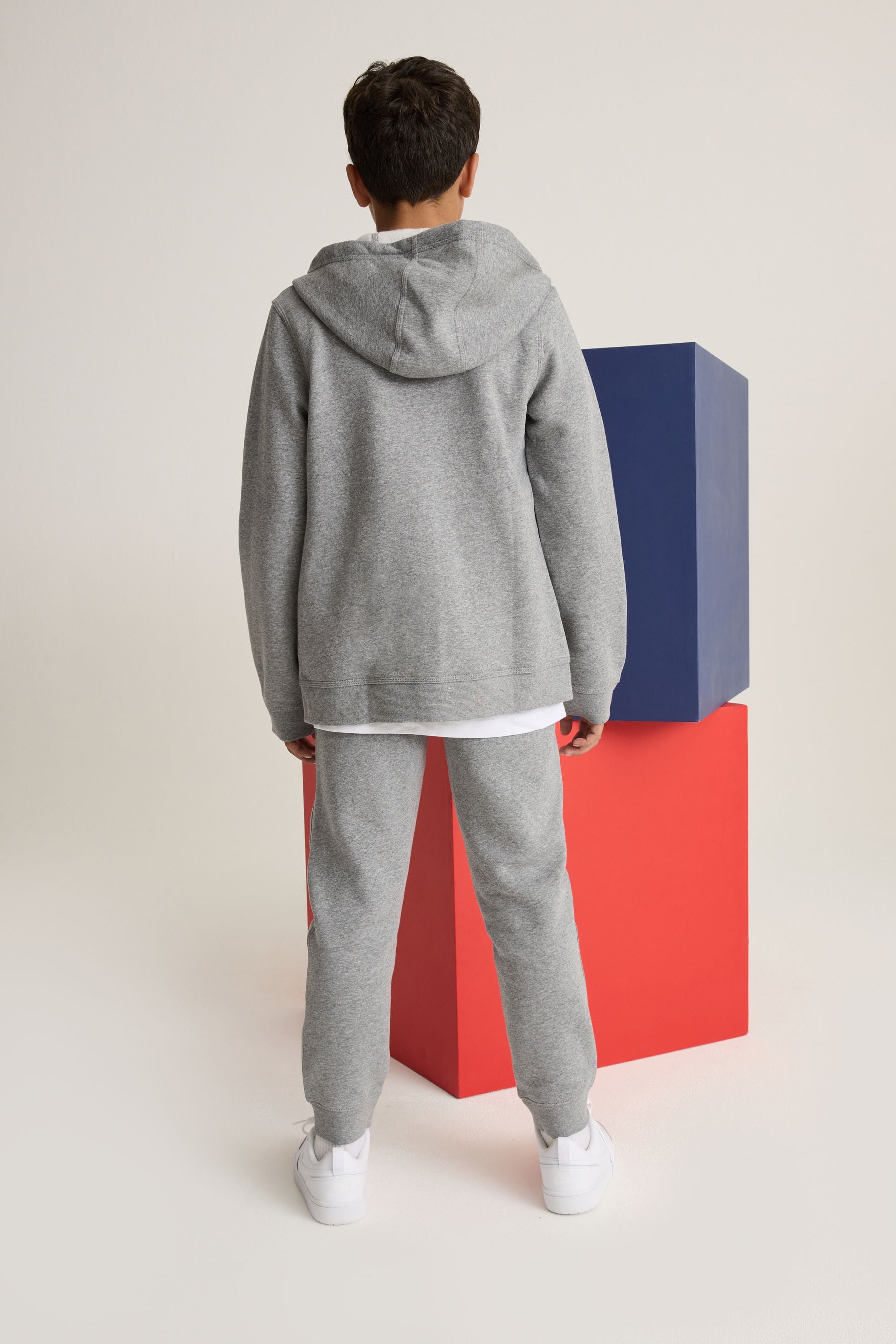 Nike grey and red tracksuit hot sale