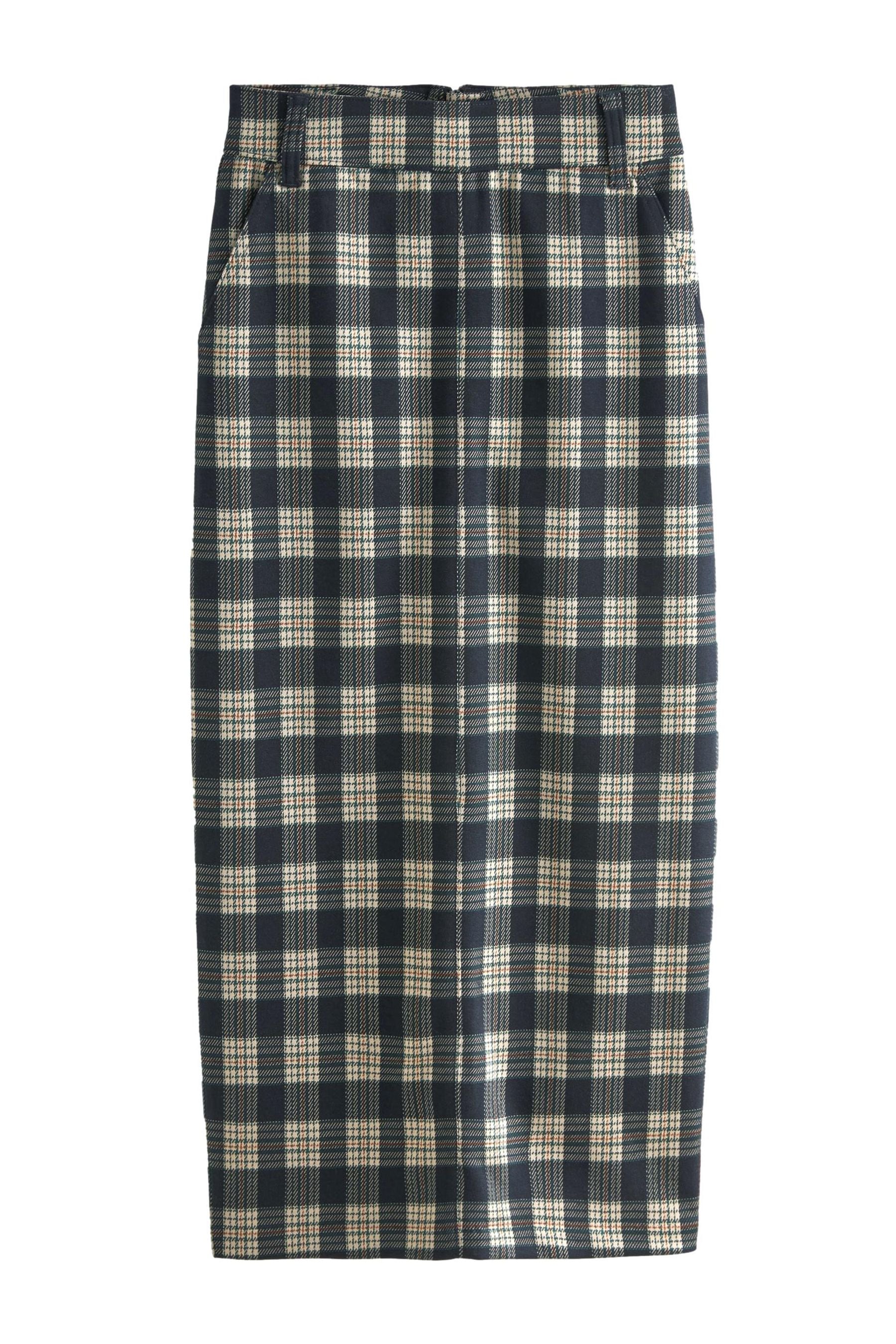 Buy Check Long Midi Column Skirt from the Next UK online shop