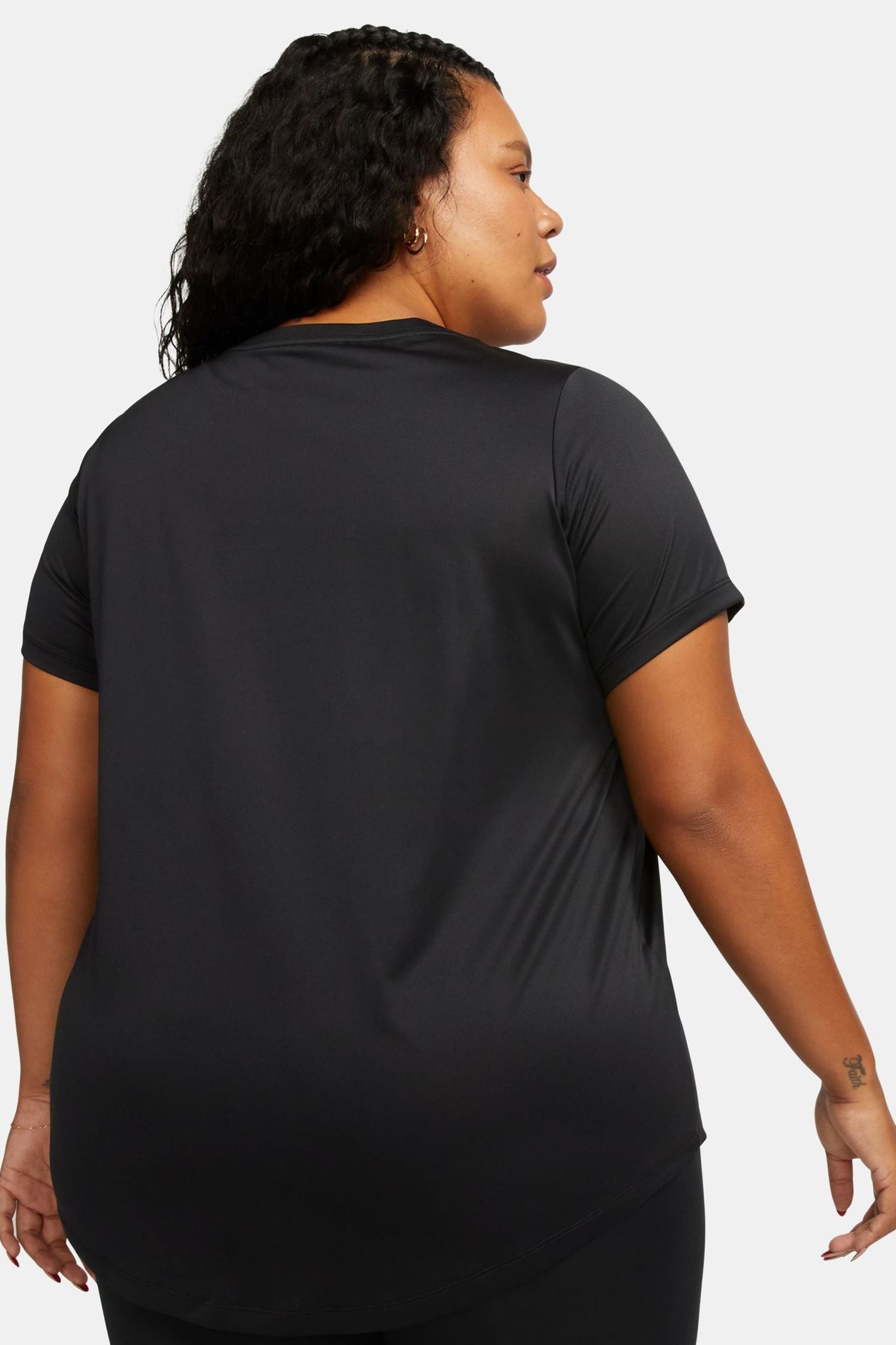 Buy Nike Black Curve Dri FIT T Shirt from the Next UK online shop