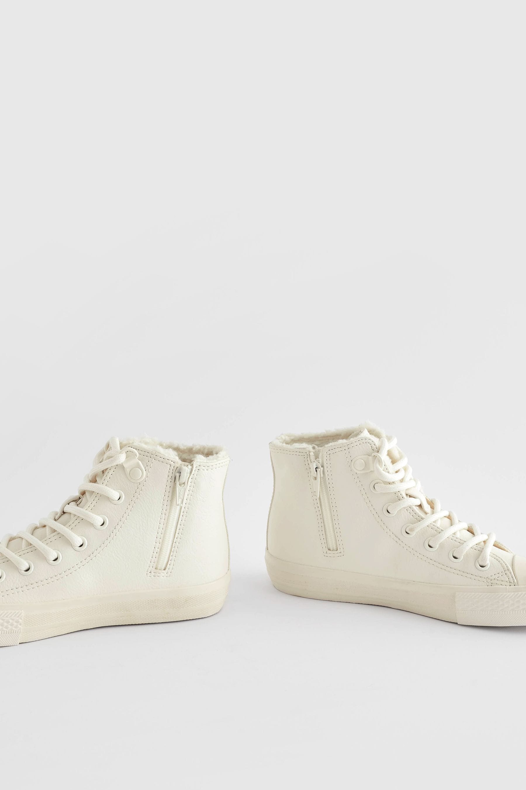 Fur lined slip on trainers shop