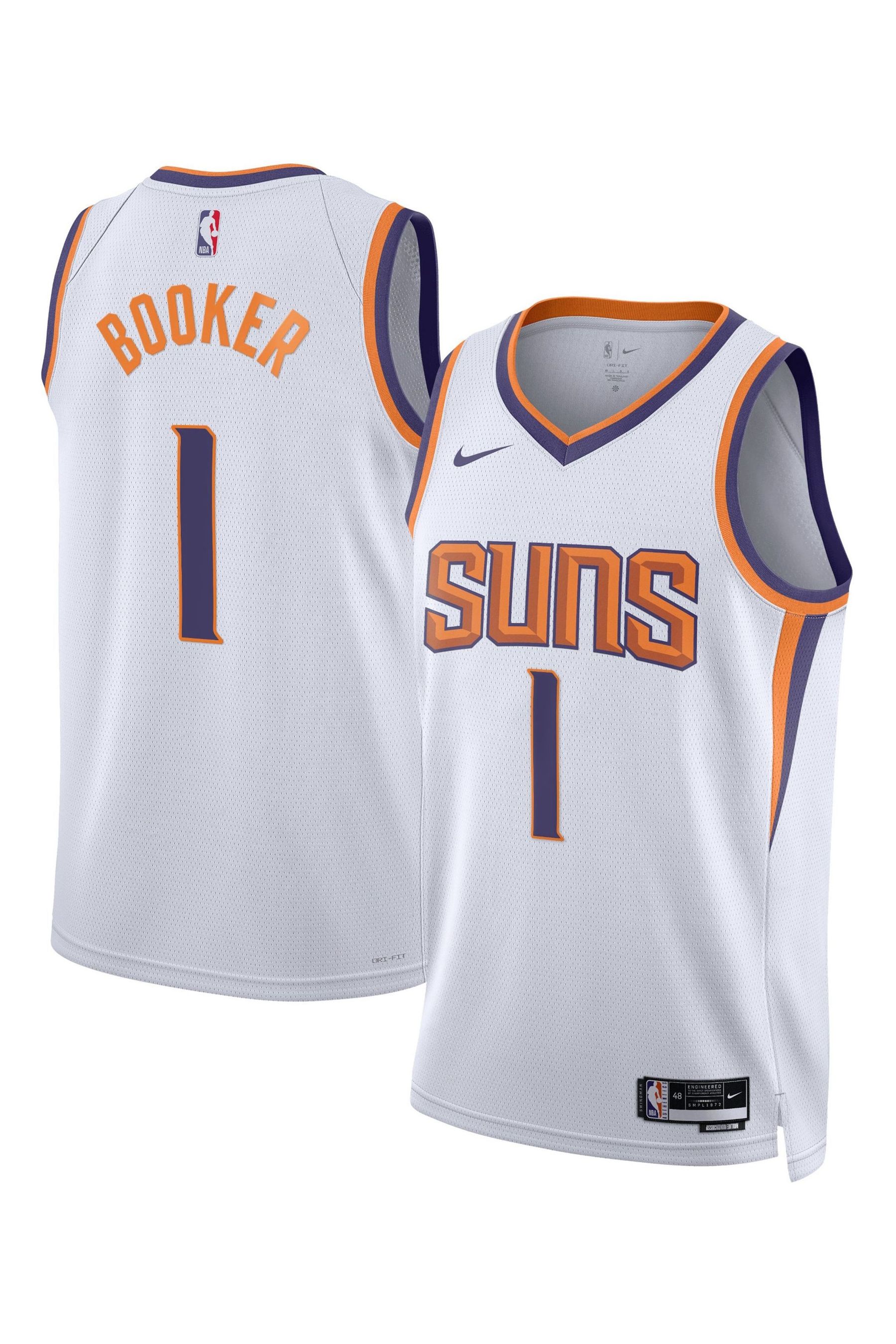 Buy Nike White Phoenix Suns Association Edition Swingman Jersey