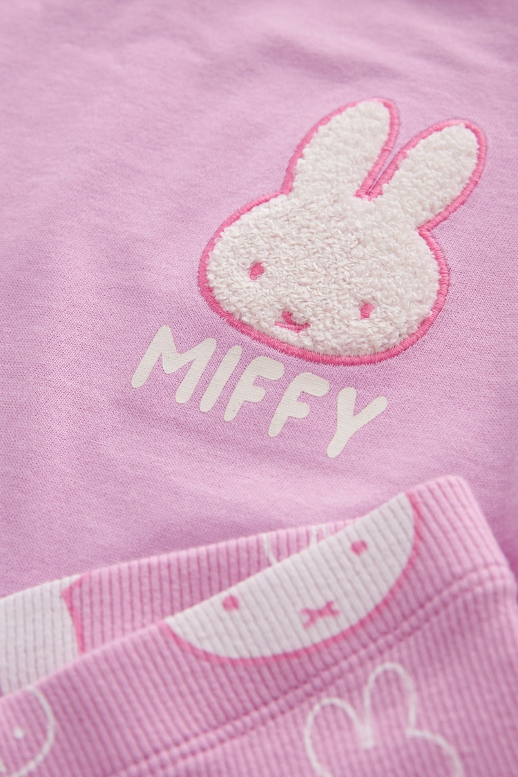 Pink Miffy Short Sleeve T-Shirt And Cycle Shorts Set (3mths-7yrs) - Image 7 of 7