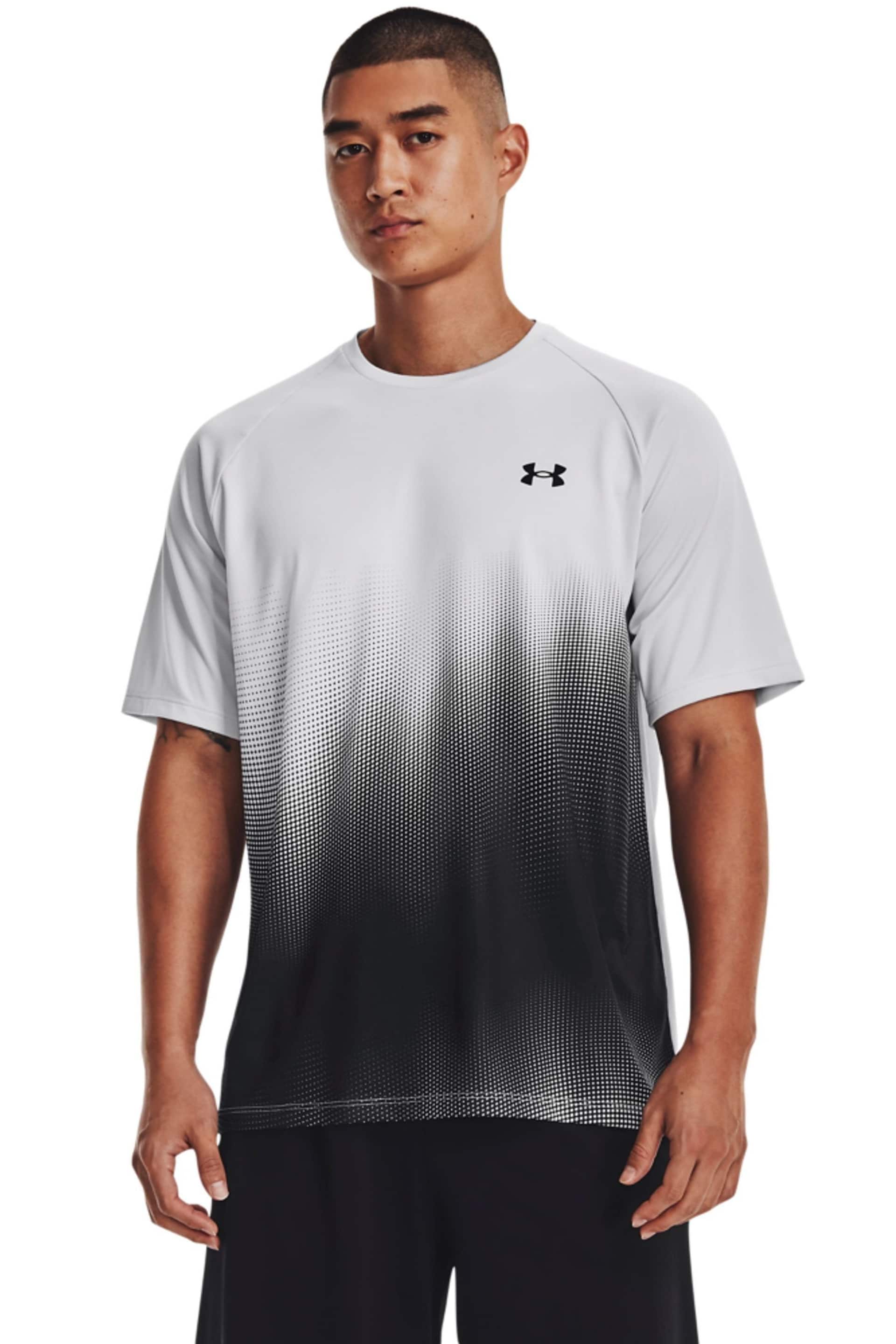 Under Armour Grey Tech Fade Short Sleeve T-Shirt - Image 1 of 6