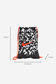 Nike Black 18L Brasilia Drawstring Bag - Image 3 of 8