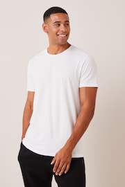 White Slim Fit T-Shirts 5 Pack - Image 1 of 4