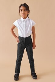 Black Regular Waist School Skinny Stretch Trousers (3-18yrs) - Image 2 of 8