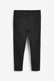 Black Regular Waist School Skinny Stretch Trousers (3-18yrs) - Image 5 of 8