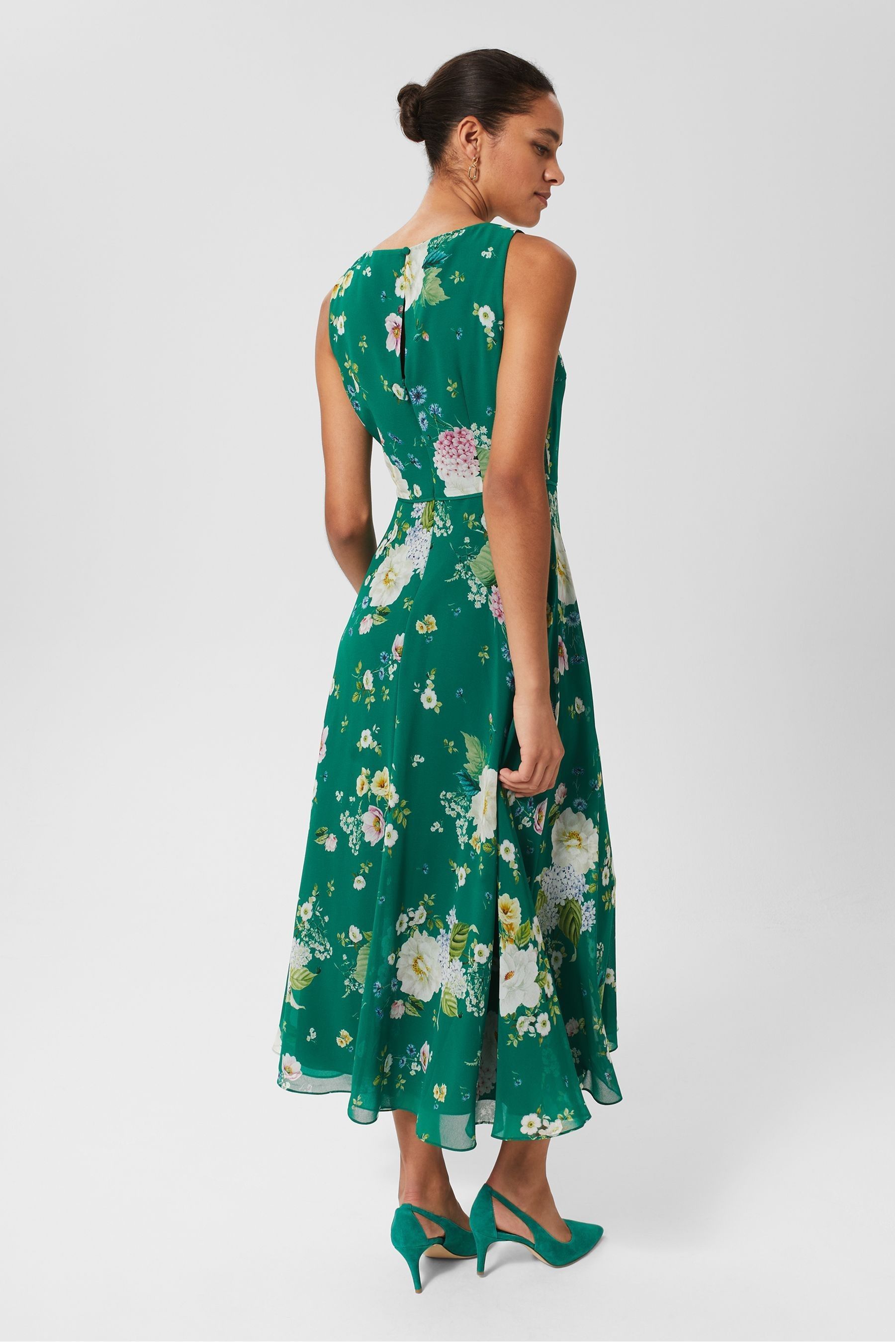 Buy Hobbs Green Carly Dress from the Next UK online shop