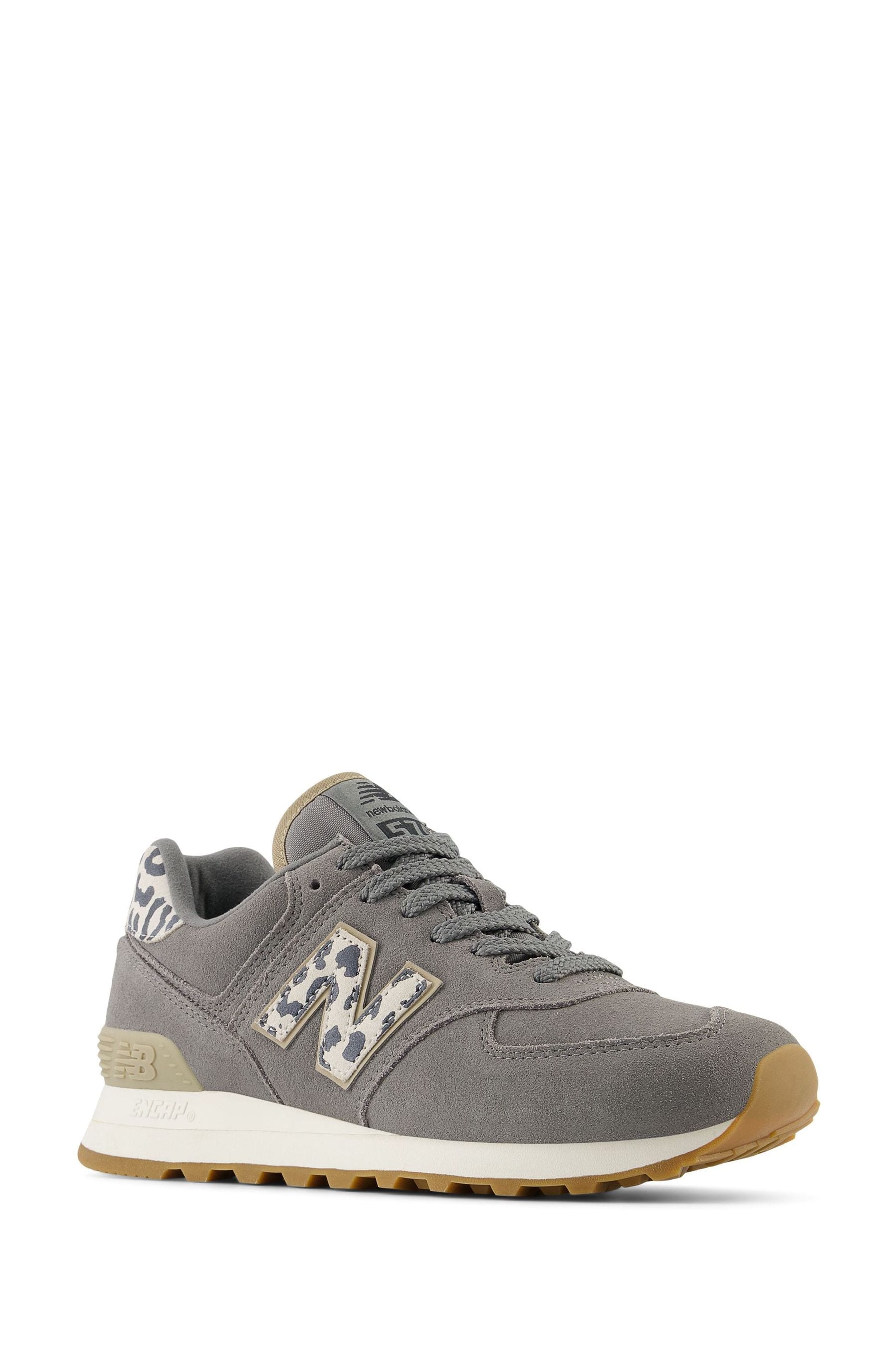 Buy New Balance Leopard Womens Leopard Print 574 Trainers from the Next UK online shop
