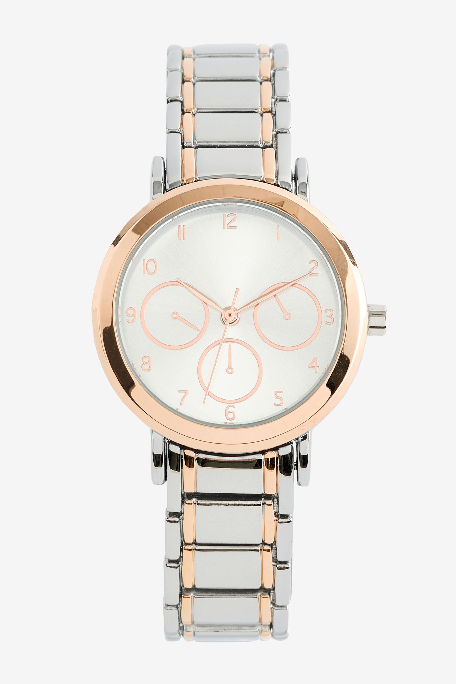 Buy Silver Tone Boyfriend Mixed Metal Mini Watch from the Next UK online shop