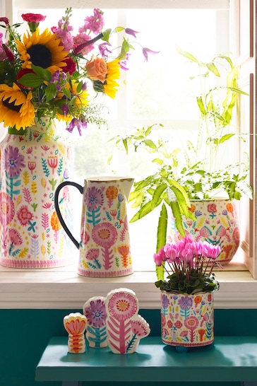 Lucy Tiffney Multi Floral Large Vase