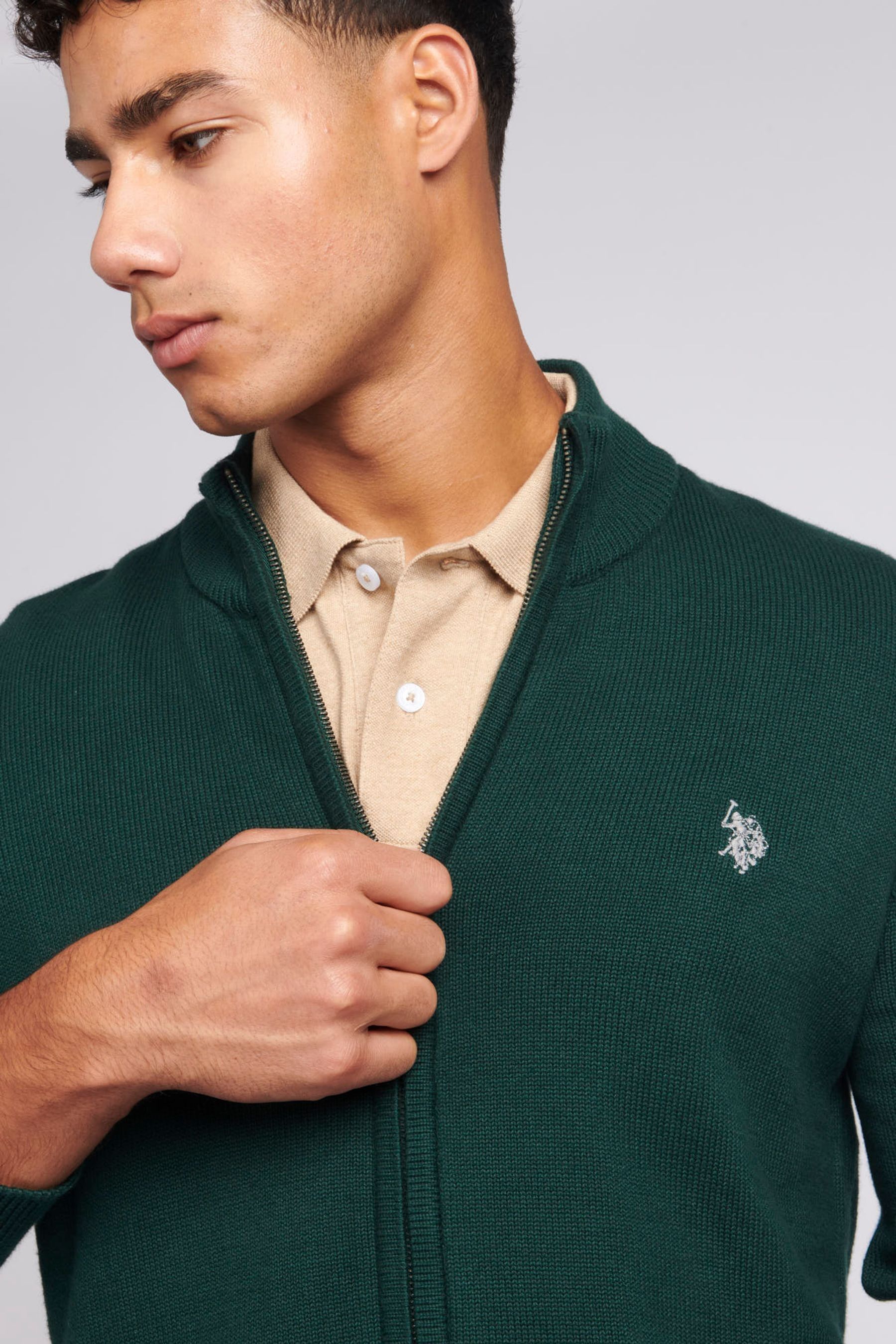 Us polo cardigan outlet