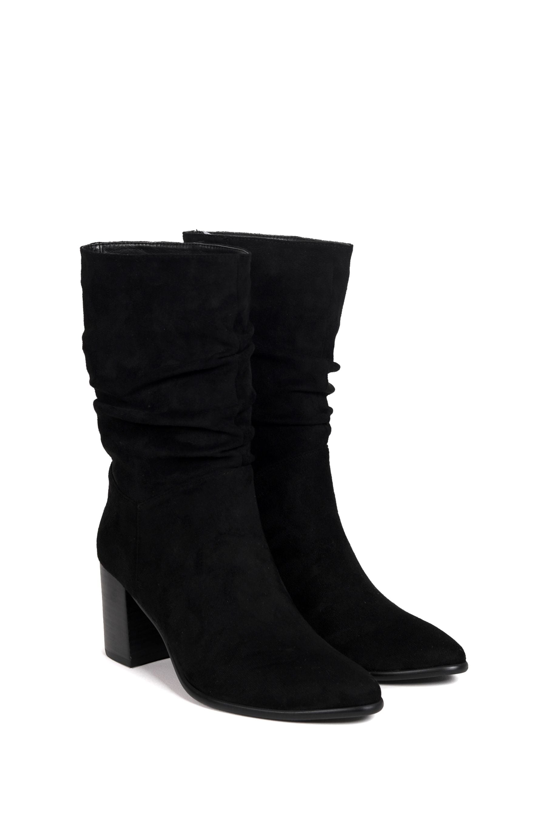 Faux suede hotsell slouch boots