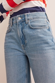 Boden Light Blue Mid Rise Tapered Jeans - Image 7 of 9