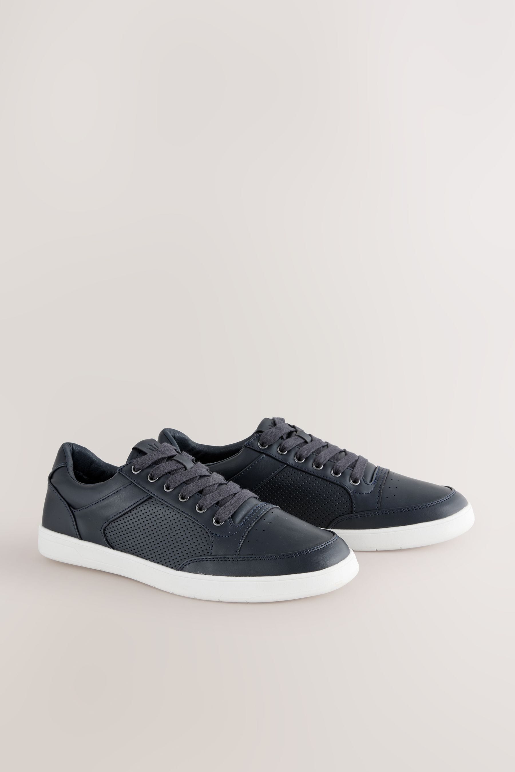 Buy Navy Blue Smart Casual Trainers from the Next UK online shop
