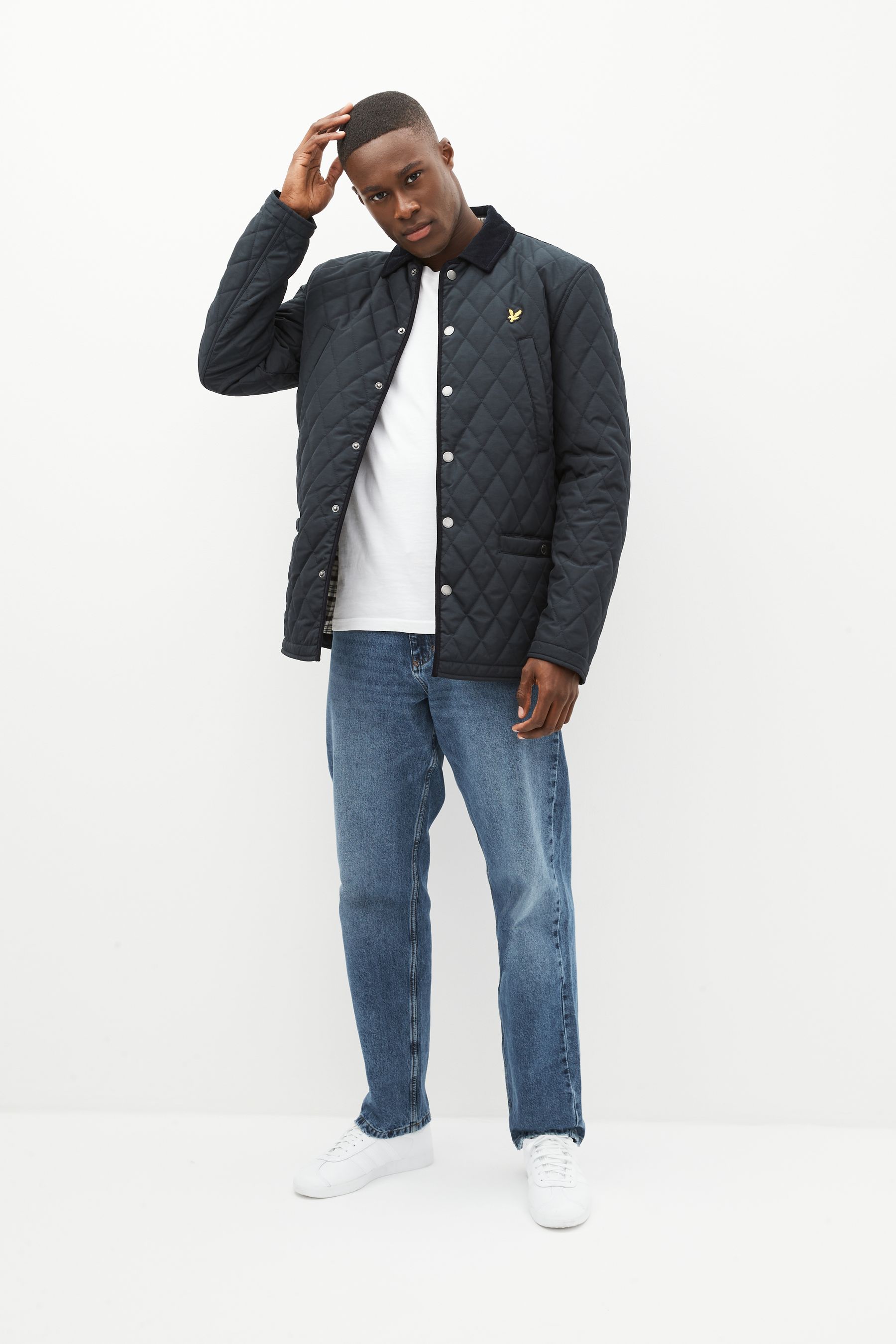 Buy Lyle Scott Diamond Quilted Jacket from Next Luxembourg