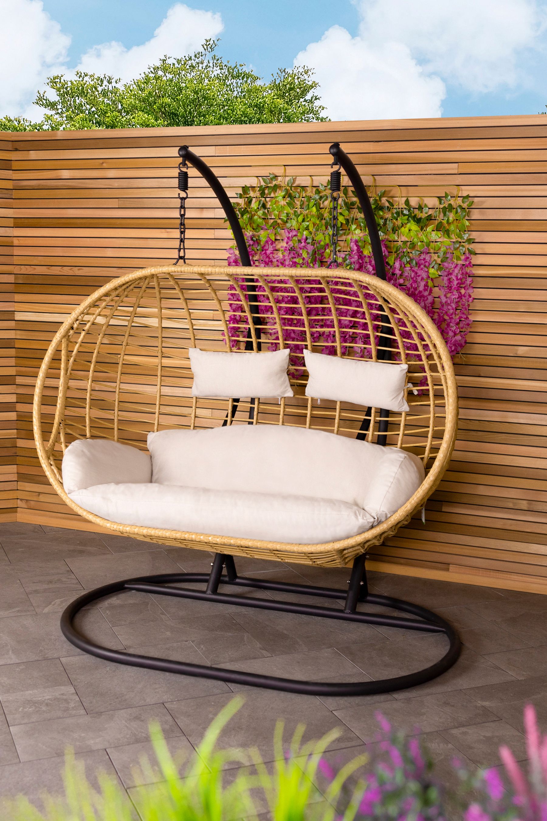 Charles bentley garden swing seat online