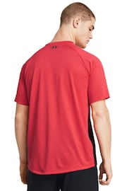 Under Armour Red Tech Fade Short Sleeve T-Shirt - Image 2 of 4