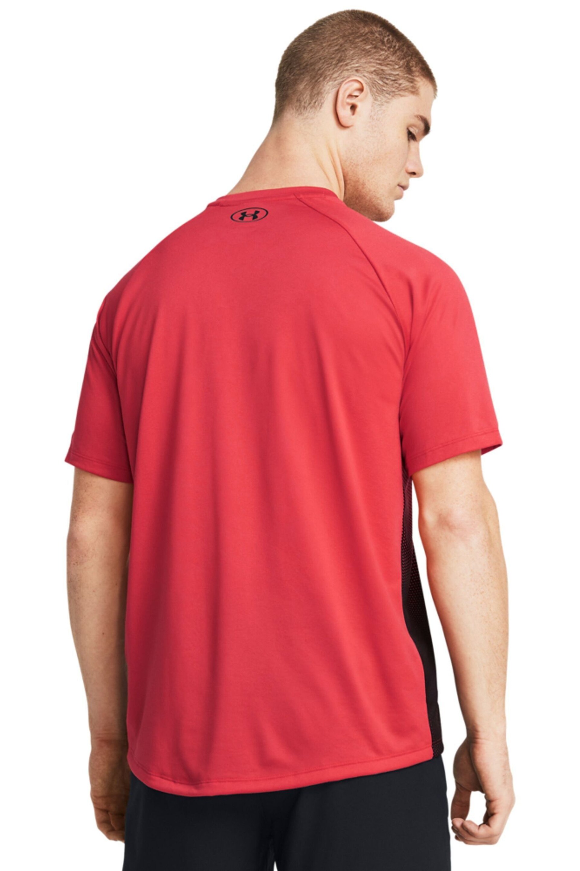 Under Armour Red Tech Fade Short Sleeve T-Shirt - Image 2 of 4